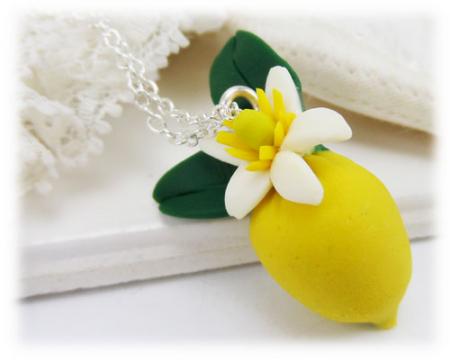 Citrus Lemon Necklace
