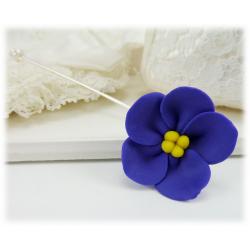 African Violet Stick Pin