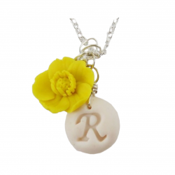 Buttercup Initial Necklace