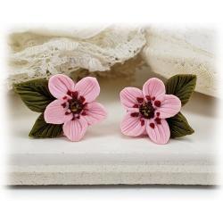 Cherry Blossom Leaf Earrings | Cherry Blossom Jewelry
