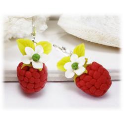 Flowering Raspberry Earrings