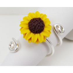 Looped Sunflower Ring