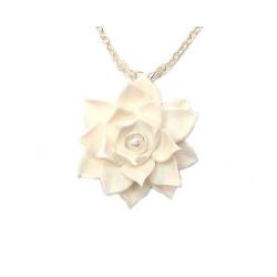 Lotus Flower Pendant Necklace