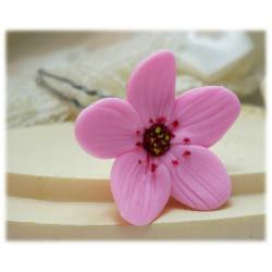 Pink Cherry Blossom Hair Pins