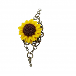 Sunflower Clasp Bracelet