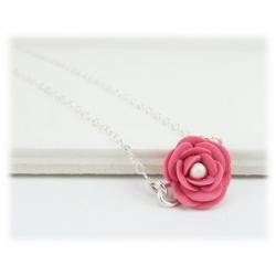 Tiny Camellia Simple Necklace