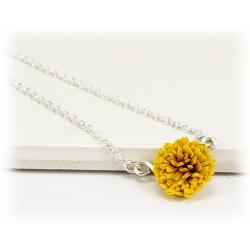 Tiny Dandelion Simple Necklace