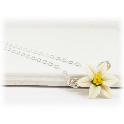 Tiny Easter Lily Necklace
