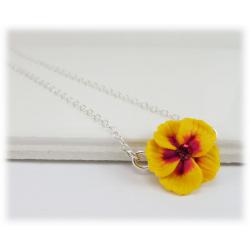 Tiny Hibiscus Simple Necklace