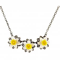 Trio Daffodil Necklace