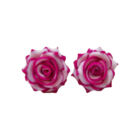 Blushing Rose Earring Studs