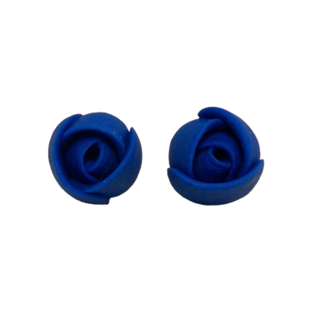 Tiny Blue Flower Earrings