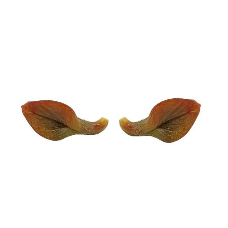 Autumn Changing Leaf Stud Earrings