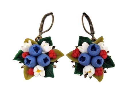 Blueberry Mixed Berries Earrings