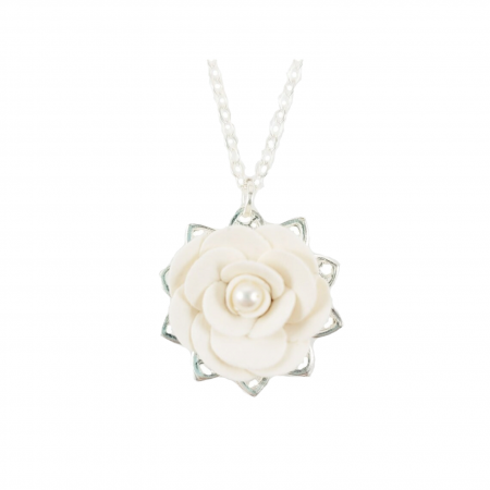 Camellia Charm Necklace