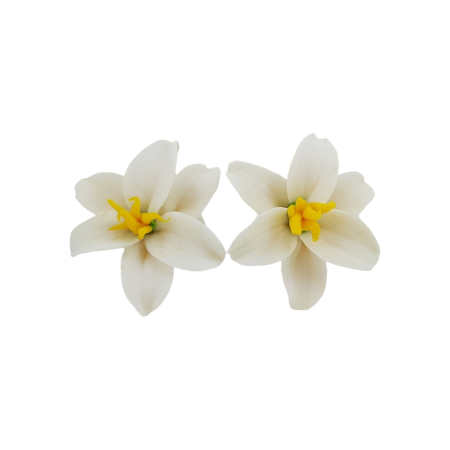 Easter Lily Stud Earrings