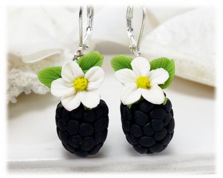 Flowering Blackberry Earrings