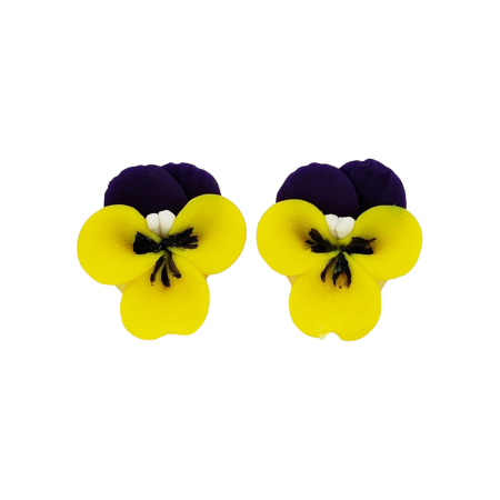 Johnny Jump Up Stud Earrings