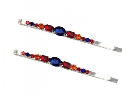 Mediterranean Inspired Rhinestone Hair Pins