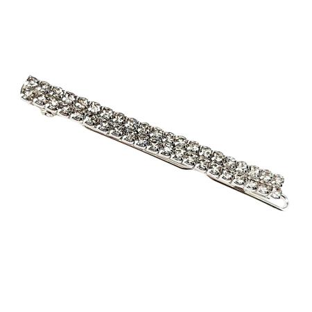 Minimal Rhinestone Barrette