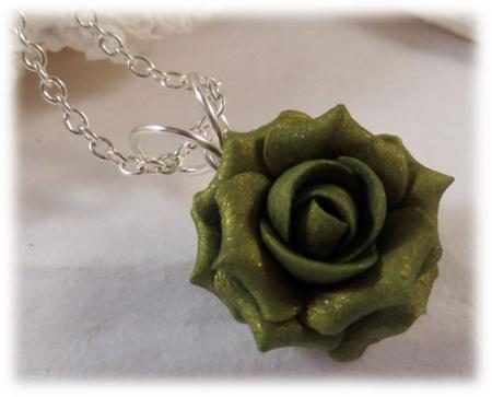 Olive Rose Necklace