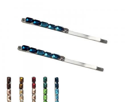 Ombre Rhinestone Hair Pins