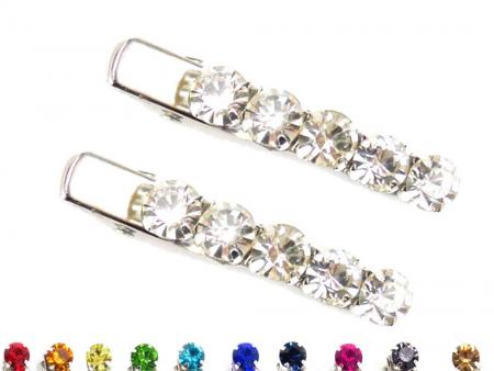 Rhinestone Hair Clips