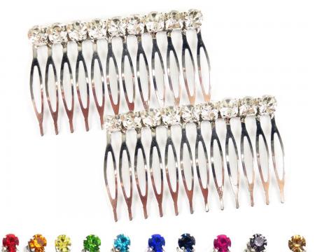 Rhinestone Hair Comb Set