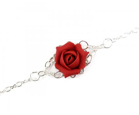 Rosebud Clasp Bracelet