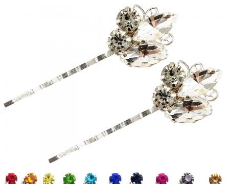 Simple Style Rhinestone Hair Pins