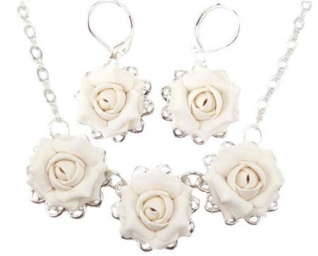 Three Roses Jewelry Set
