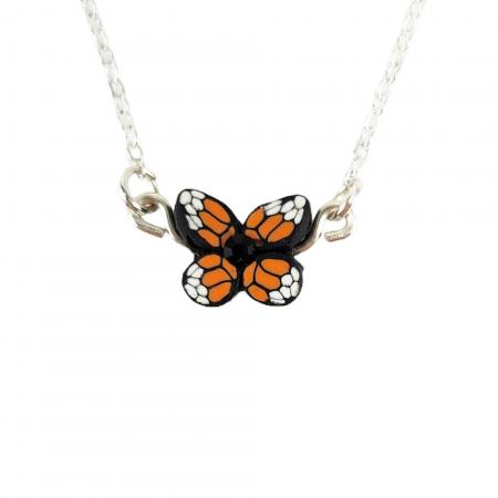 Realistic Tiny Jasmine Flower Bar Necklace