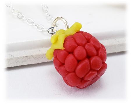 Tiny Raspberry Necklace