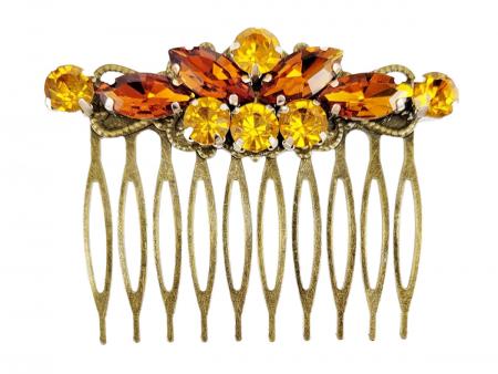 Topaz Bronze Hair Comb