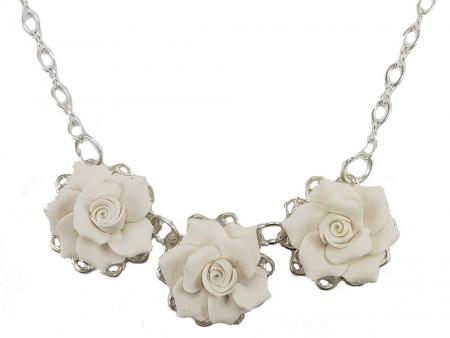 Trio Gardenia Necklace