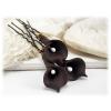 Chocolate Brown Calla Lily Hair Pins