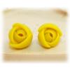 Tiny Yellow Flower Earrings