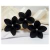 Black Flower Hair Pins