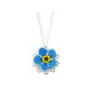 Forget Me Not Charm Necklace