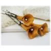 Gold Calla Lily Hair Pins & Hair Clips