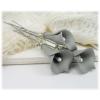 Gray Calla Lily Hair PIns