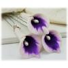 Purple Picasso Calla Lily Hair Pin