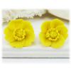 Yellow Buttercup Stud Earrings