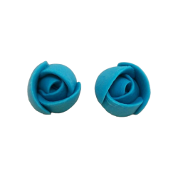 Tiny Turquoise Flower Earrings