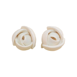 Tiny White Flower Earrings