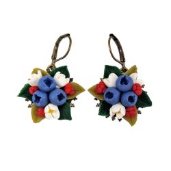 Blueberry Mixed Berries Earrings