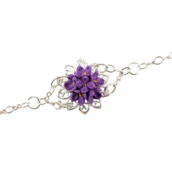 Lilac Clasp Bracelet