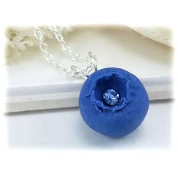 Petite Blueberry Pendant Necklace