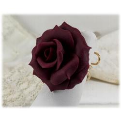 Garnet Red Rose Ring