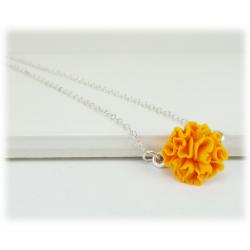 Tiny Marigold Simple Necklace